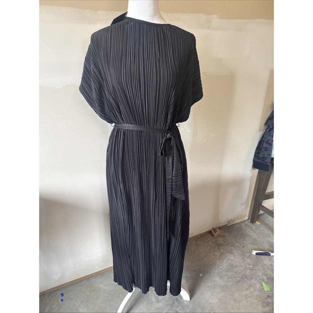 Dress Forum Dress Black Long Pleated Wedding  Small